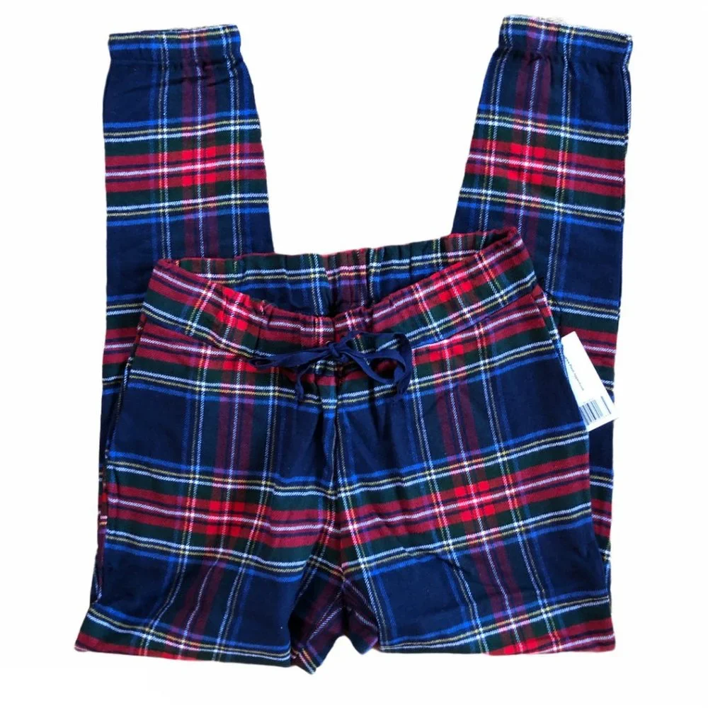 Plush Ultra Cozy Plaid Flannel Joggers